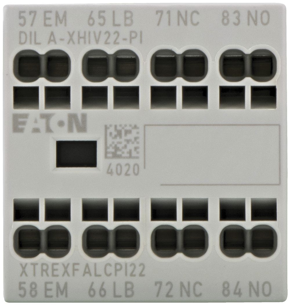 Hilfsschalter Eaton, 4P, Ith=16A, 1S, 1Ö, Frontbefestigung, Push-in-Klemmen