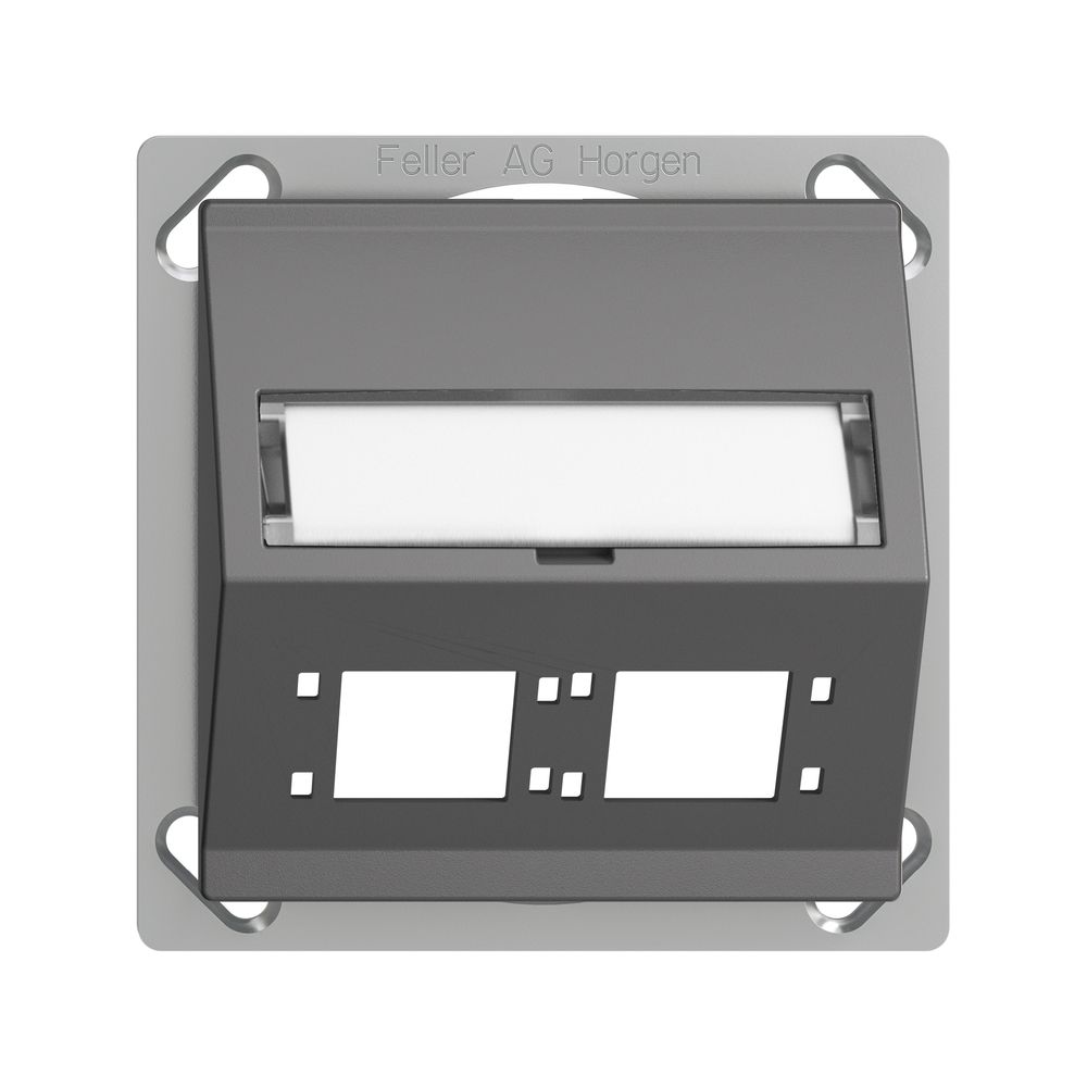 Kit montage INC EDIZIOdue FM.TE sortie oblique 2×R&M cat.6A/LC spécial, grf