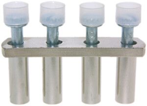 Connexion transversale Woertz 81541/4, 4L, pour borne série 3452/16, 3304