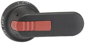 Poignée pistolet ABB pour OT315-400 noir IP65 axe 95mm verrouillable