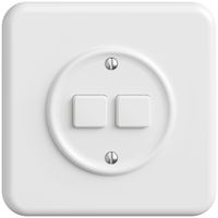 UP-Bedienaufsatz zu Druckschalter 2K/2T Sdue Wiser weiss