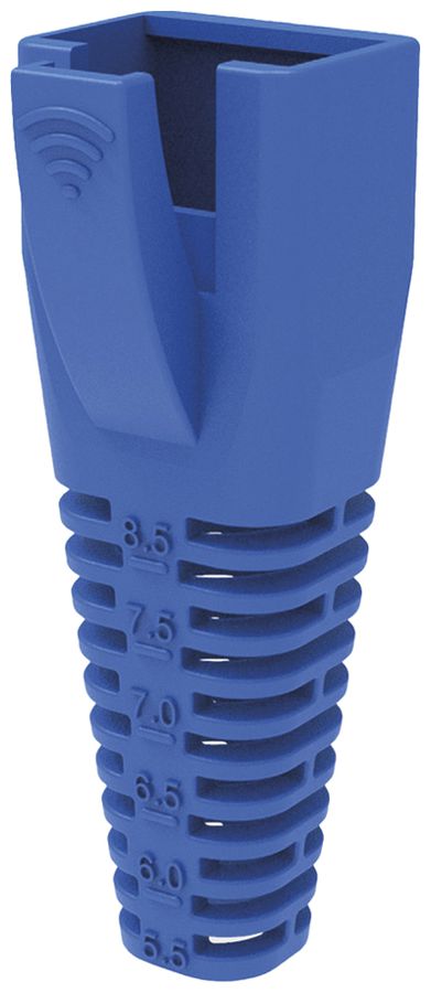 Knickschutz ROLINE RJ45 Ø8.5mm Kunststoff blau 10Stk.