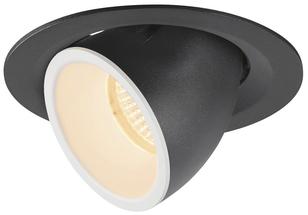 EB-LED-Downlight SLV NUMINOS GIMBLE M, 17.5W 500mA 1600lm 2700K 40° sz/ws