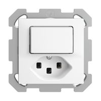 Comb. lum. INC A-R/1L+T23 bianco orient. EDIZIOdue con LED bianco