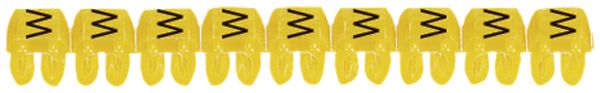 Bague-repère Legrand CAB 3, pour 0.5…1.5mm² impression: 'W', jaune