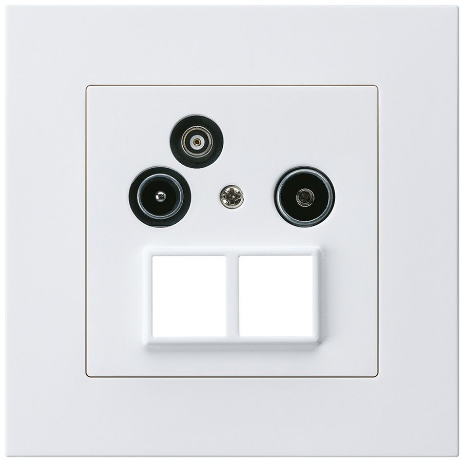 UP-Antennendose R/TV-Daten kallysto.pro HMS 2GHz 4dB weiss