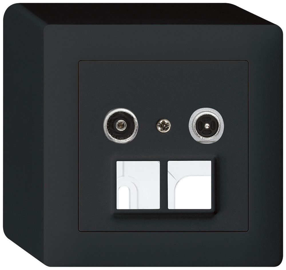 AP-Multimediadose kallysto R/TV 11dB 2GHz schwarz