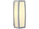 Lampada a muro SLV MERIDIAN BOX, E27 25W IP54 grigio argento