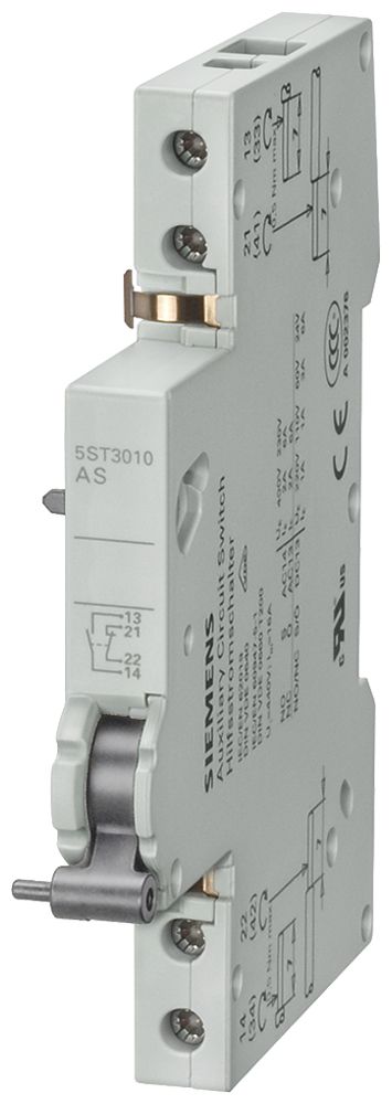 Hilfsschalter Siemens SENTRON 5ST3 für 5SL/5SY/5SP/5TL1/5SU1/5SV, 1S+1Ö