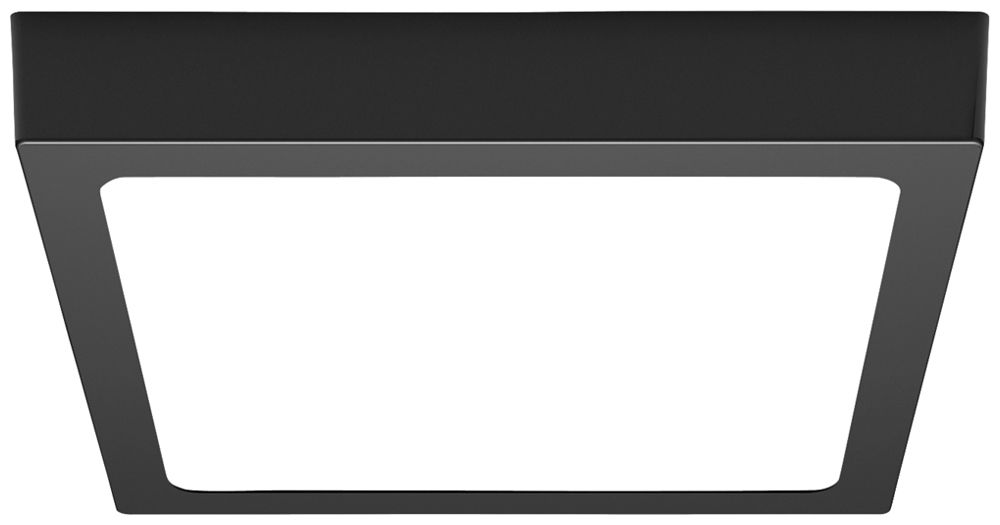 AP-LED-Downlight Philips Slim Surface 12W 1150lm 827 110° 210×210mm schwarz