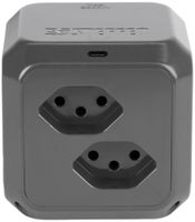 Steckdosenleiste Steffen CUBE 8×T13 1×USB-C 1.5m anthrazit