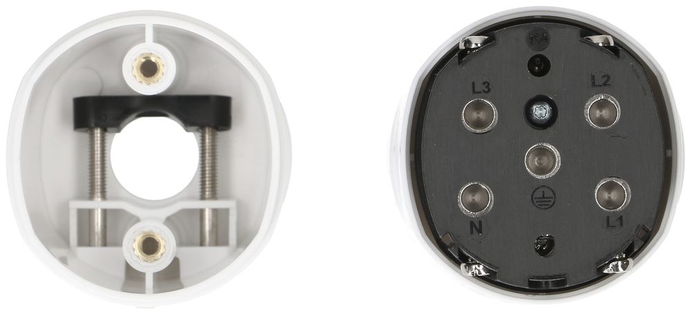 Prise mobile MH TH T15 3L+N+PE 10A 400/250V horizontale pour câble Ø8…12.5mm bc