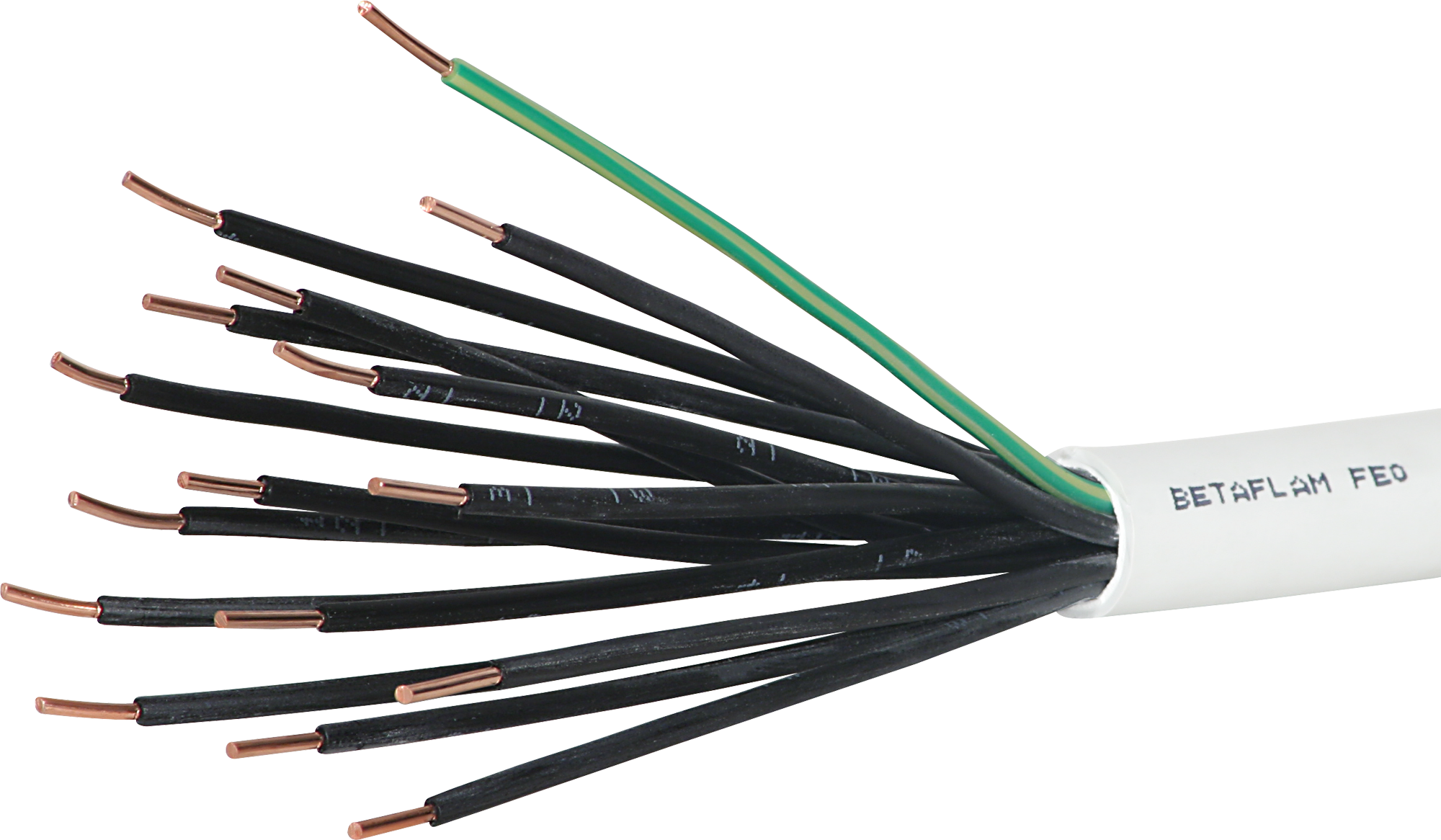 Installationskabel FE0 16×1.5mm² 15LPE grau Dca