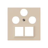 Frontplatte HMS kallysto für R/TV/SAT beige