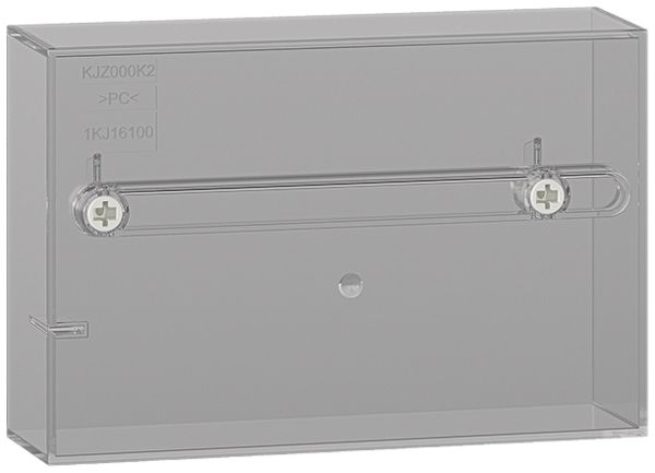 Capot de recouvrement Hager pour borne à fiches pour plaque d.compteur univers N