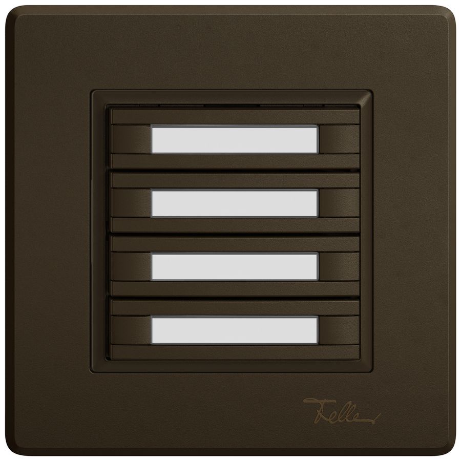 Pulsante KNX RGB INC EDIZIO.liv SNAPFIX® sensore temp.s.LED targ.8× com.1T ma