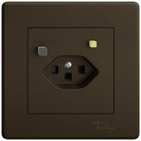 Presa FI INC EDIZIO.liv  1×T23 con shutter ma