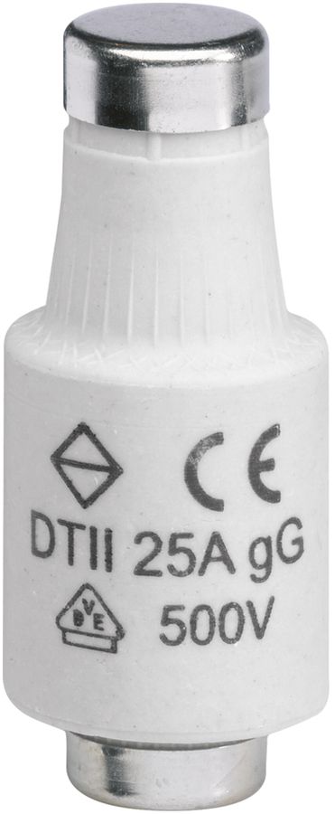 Fusible D DII 25A 500V gG avec indicateur