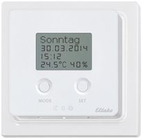AP-Uhren-Thermo-/Hygrostat Eltako FUTH65D RF, weiss glänzend