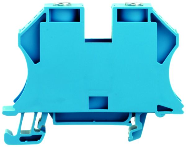 Borne de passage Weidmüller WDU N connexion à vis 35mm² 125A TS35 bleu