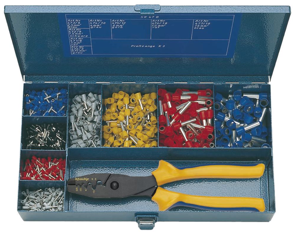 Endhülsen-Sortiment isoliert SK27B