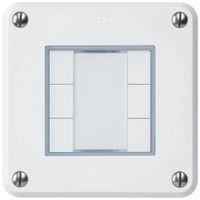 UP-Taster robusto A KNX 6× s/e-link weiss