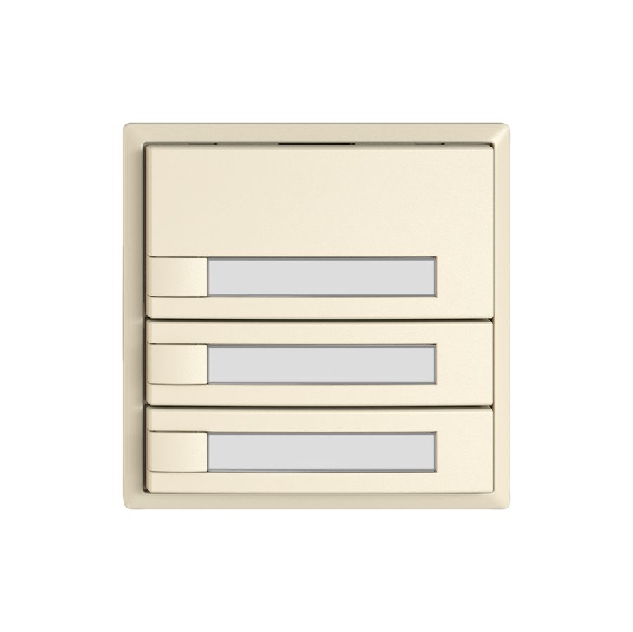 Universaltaster EDIZIO.liv UNI SNAPFIX® 5…48V o.LED 3× 1-Tbed.Pap.cr