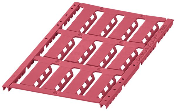 Segnacavi PX UC-WMTBA (29X8)/PP LRD 29×8mm 12 pezzi rosso chiaro