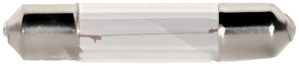 Lampe soffite à incandescence 6×30mm 24V 3W clair