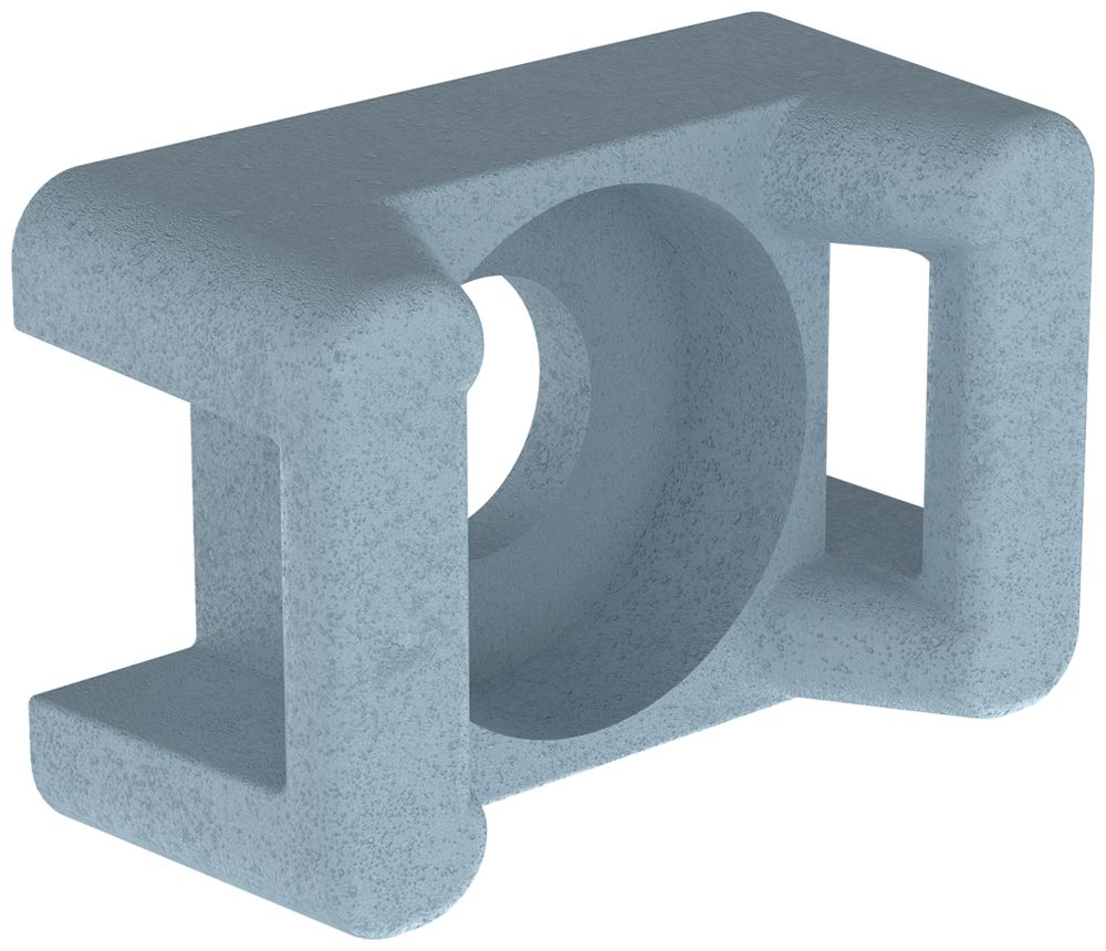 Zoccolo a vite Panduit TM2S8-C86 per fascetta 16×10.7×7mm M4 in nylon 6.6 blu