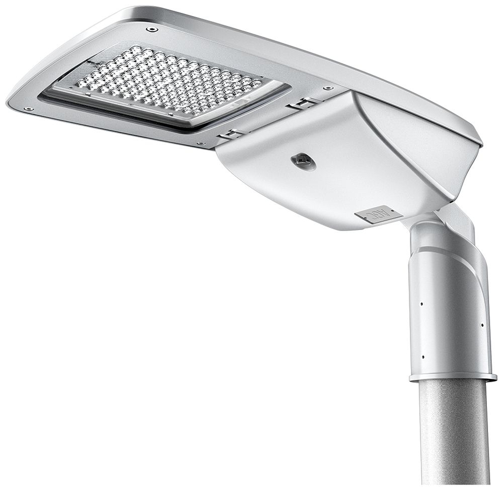 LED-Strassenleuchte DOTLUX DOLPHINmini 150W 19750lm 4000K 1…10V silber