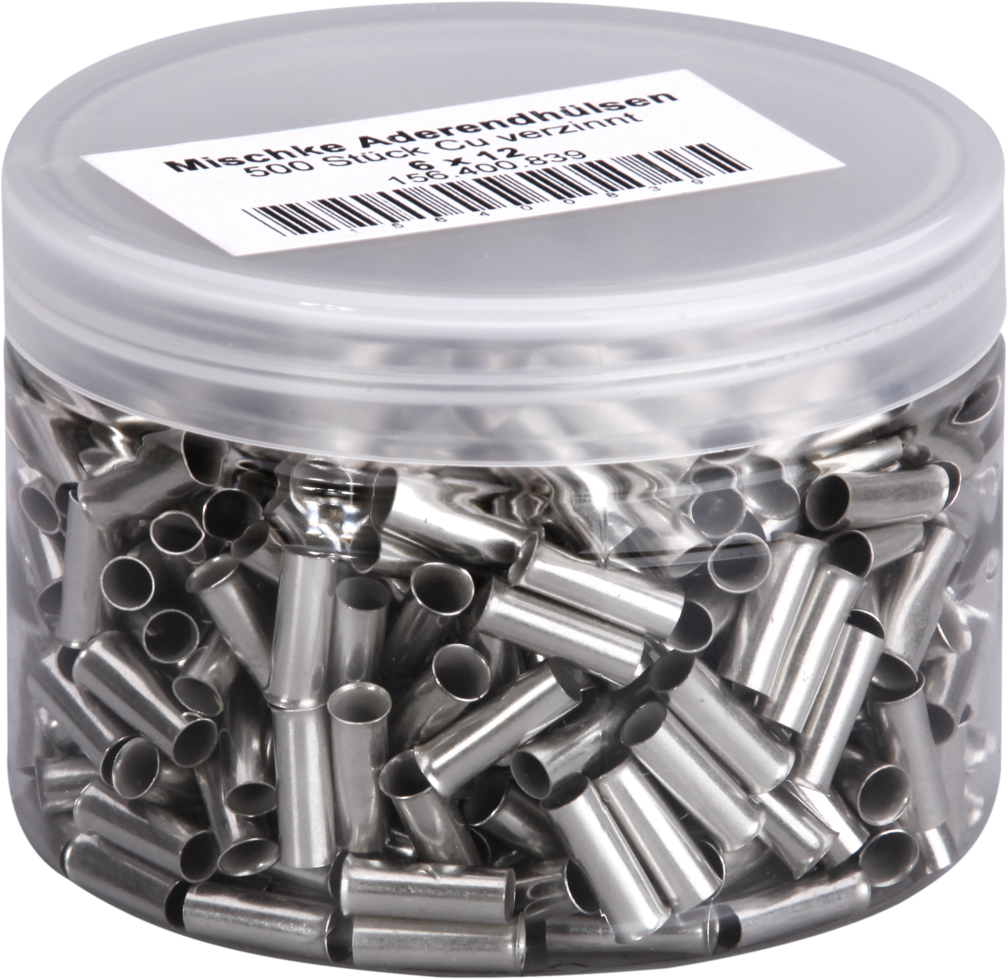 Aderendhülse Mischke E DIN 46228 6mm²/12mm blank Cu-verzinnt