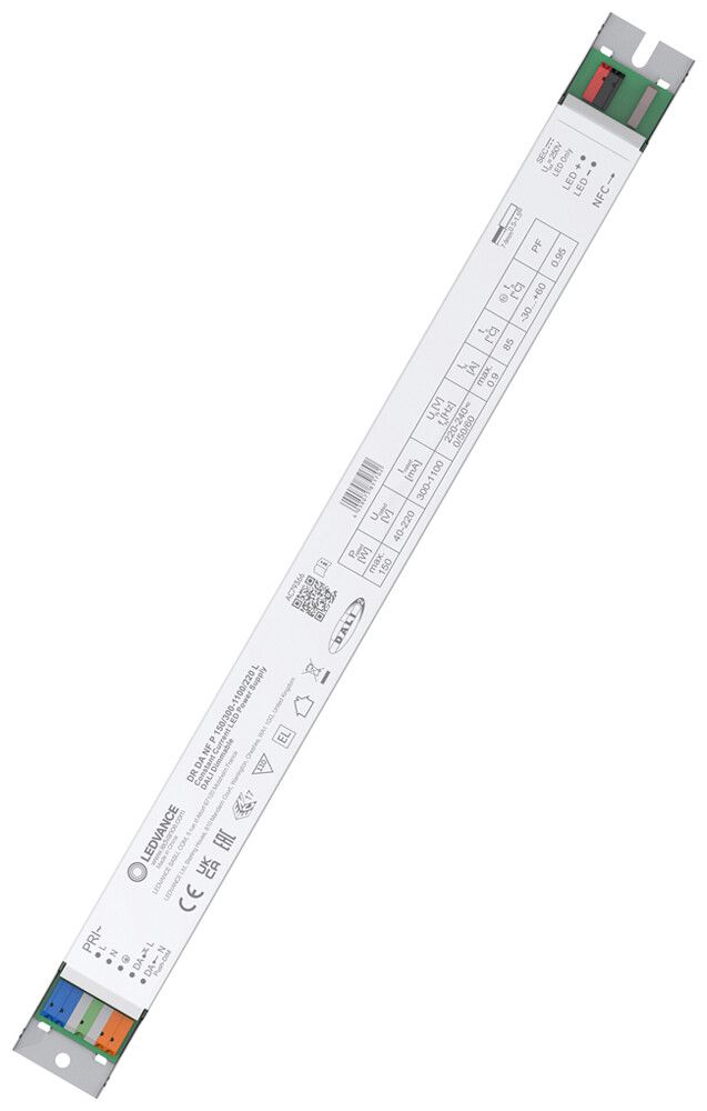 LED-Betriebsgerät LEDVANCE 150W OUT:40…220V 300…1100mA DALI 360×30×21mm