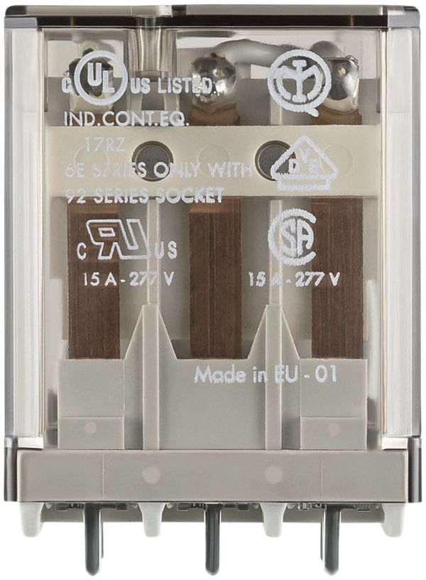 Printrelais Finder 62, 3S 16A/24VDC 192Ω AgCdO SELV