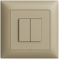 UP-Nebenstelle 2K/2T zu Druckschalter Edue Wiser sand