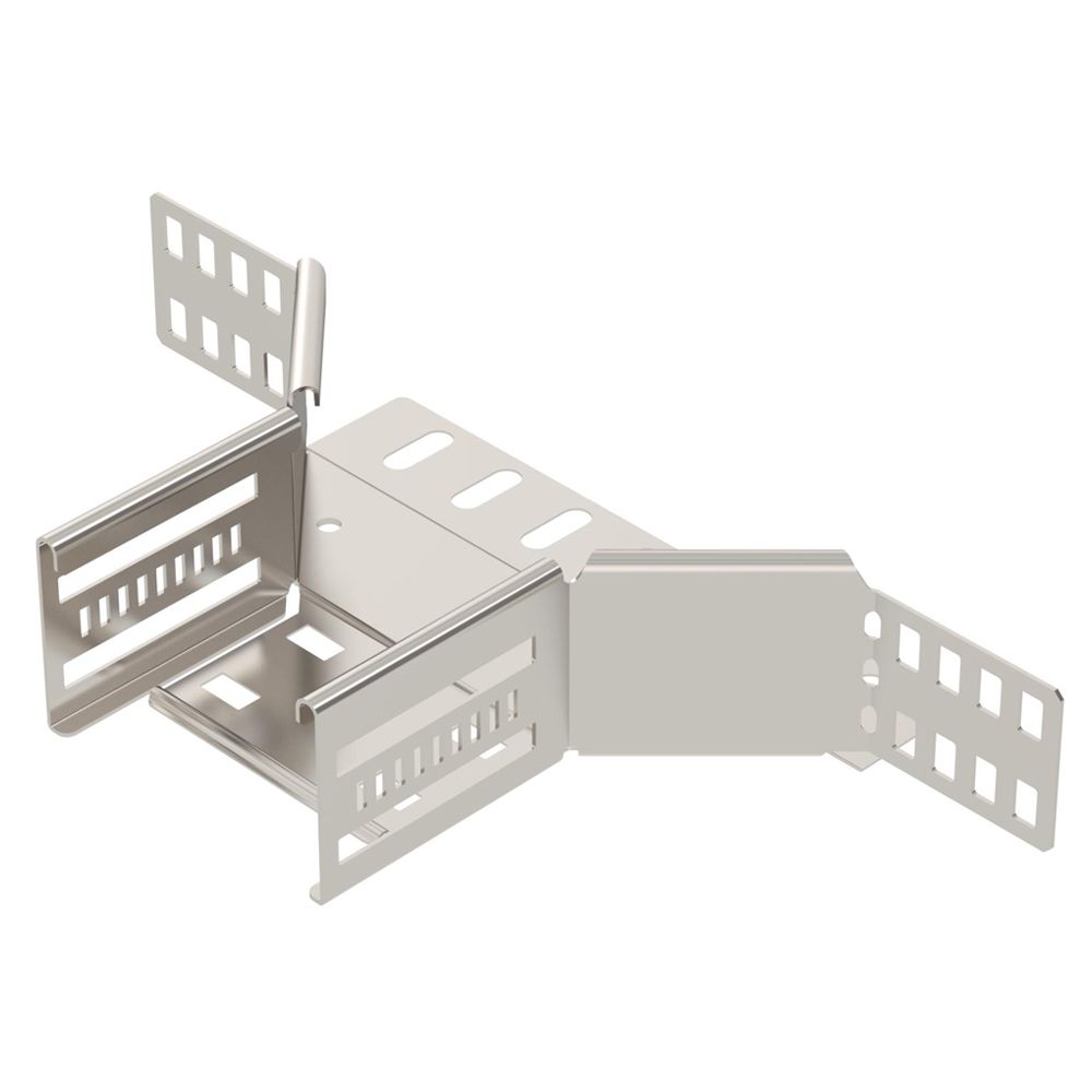 Sortie en T BET RAA 60×100mm acier fin A4 brut