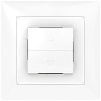 UP-Storenschalter SIDUS B weiss glänzend 1-Kanal