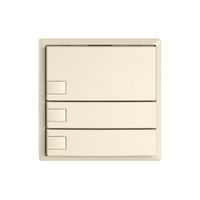 Pulsante universale EDIZIO.liv UNI SNAPFIX® 5…48V s.LED 3× com.1T cr