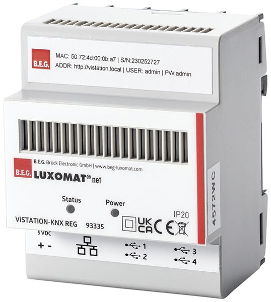 Visualisation AMD Luxomat ViSTATION-KNX