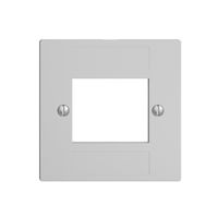 Frontplatte 4×RJ45 ITplus EDIZIOdue hellgrau