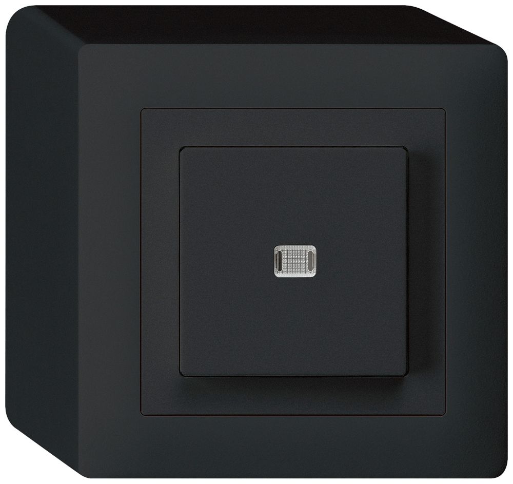 AP-Leuchtdruckschalter kallysto 3/1L schwarz