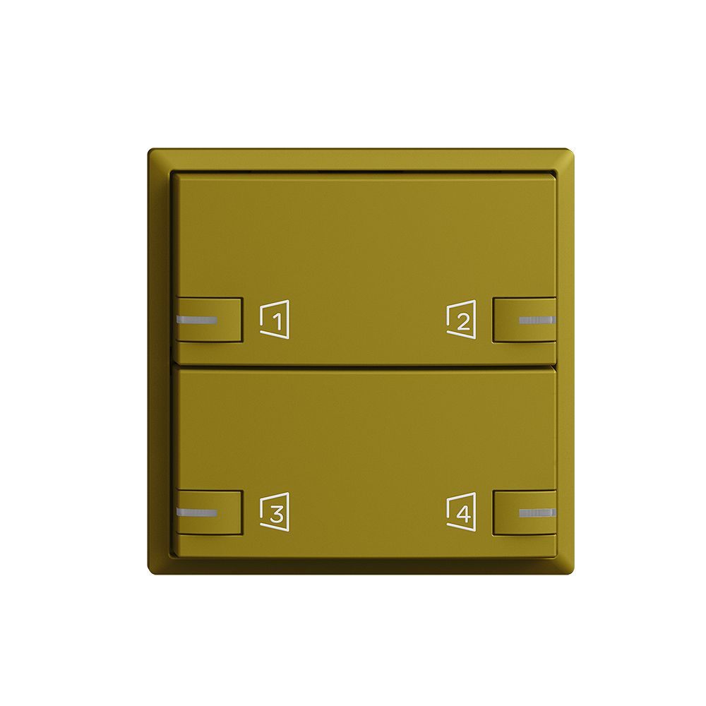 Kit de montage EDIZIOdue zeptrionAIR F, WLAN, LED-RGB, 2×touche, 2×commande ov