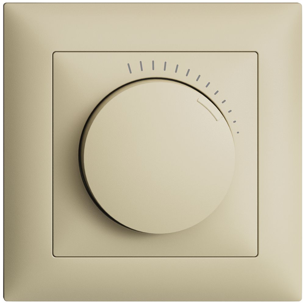 Régulateur de vitesse ENC EDUE 230VAC, 1 phase, 20…400VA, 88×88mm, vanille