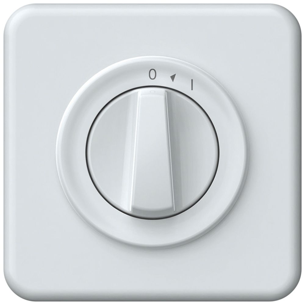 Poussoir pivotant ENC origin 1P 0<1 1P 0<1 10A 230V 92×92mm blanc