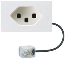 Prise INC FLF type 23 L1 blanc pour câble plat Ecobus power
