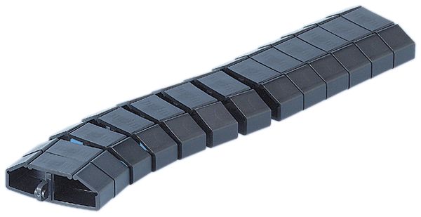 FLEXkanal R&M ausgezogen 1m dunkelgrau