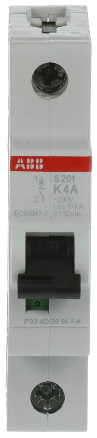 Leitungsschutzschalter ABB S201-K4 4A 6kA