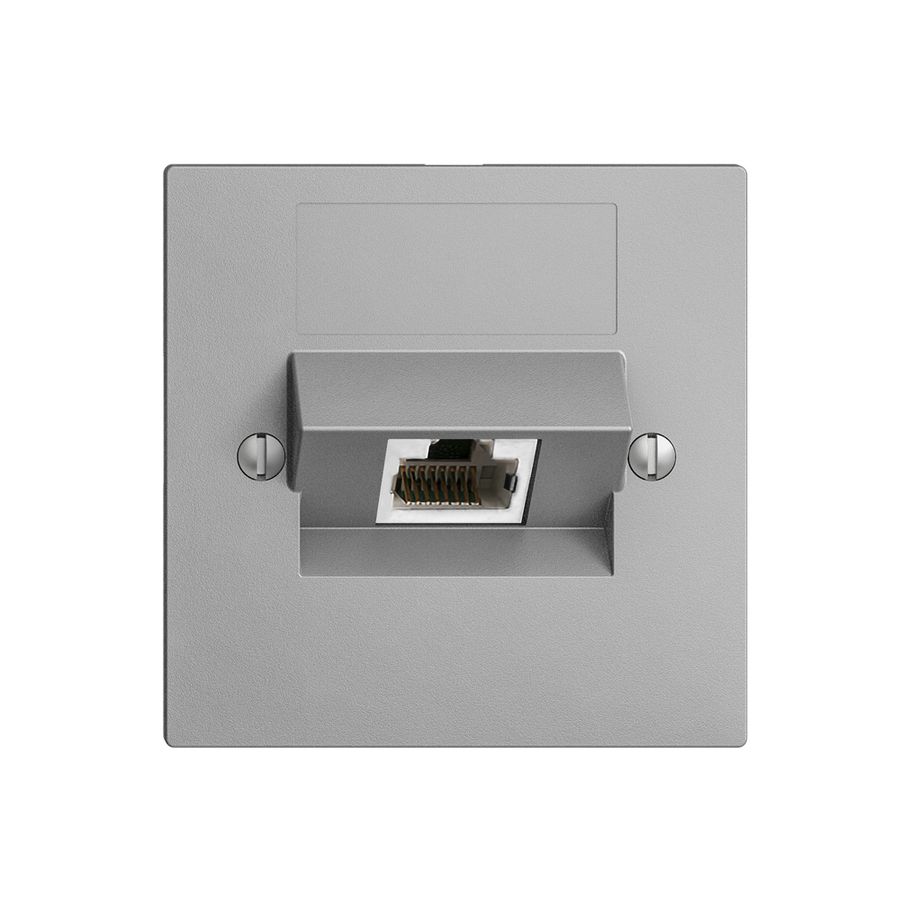 Presa INC 1×RJ45/s 4P ITplus EDIZIOdue silver