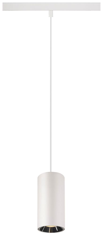 LED-Pendelleuchte SLV NUMINOS S 48V TRACK DALI 16W 1050lm 930 Ø60 ws/Cr 40°