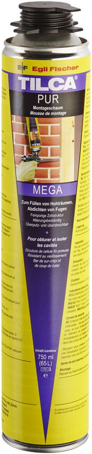 Mousse de montage TILCA PUR (OFSP Xn,F+) pour pistolet d'injection